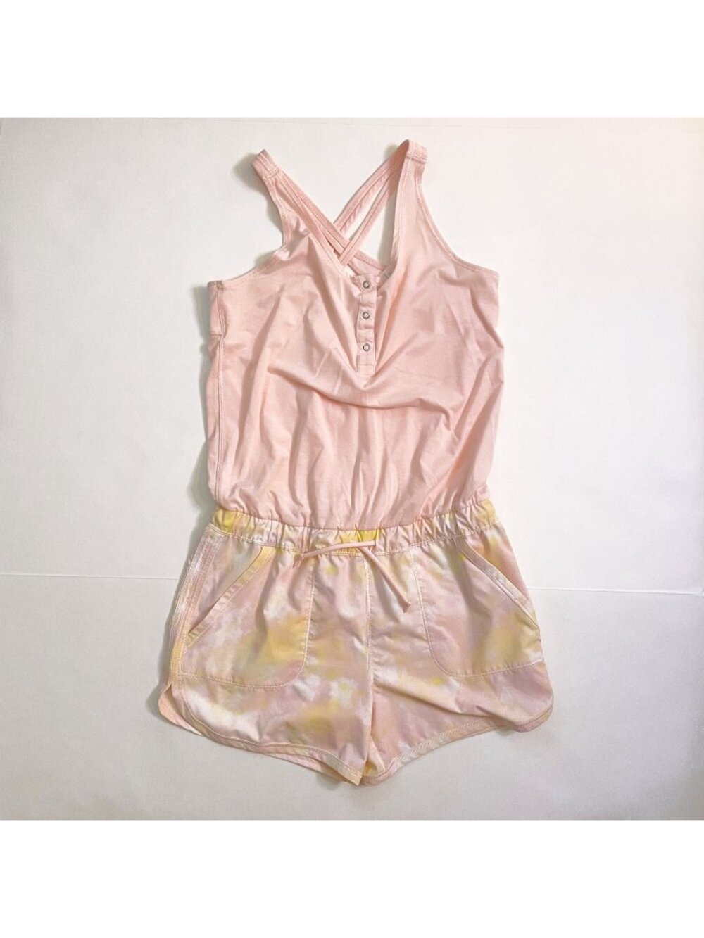 Ivivva Lululemon Girls Serene Heart Romper, Size 14